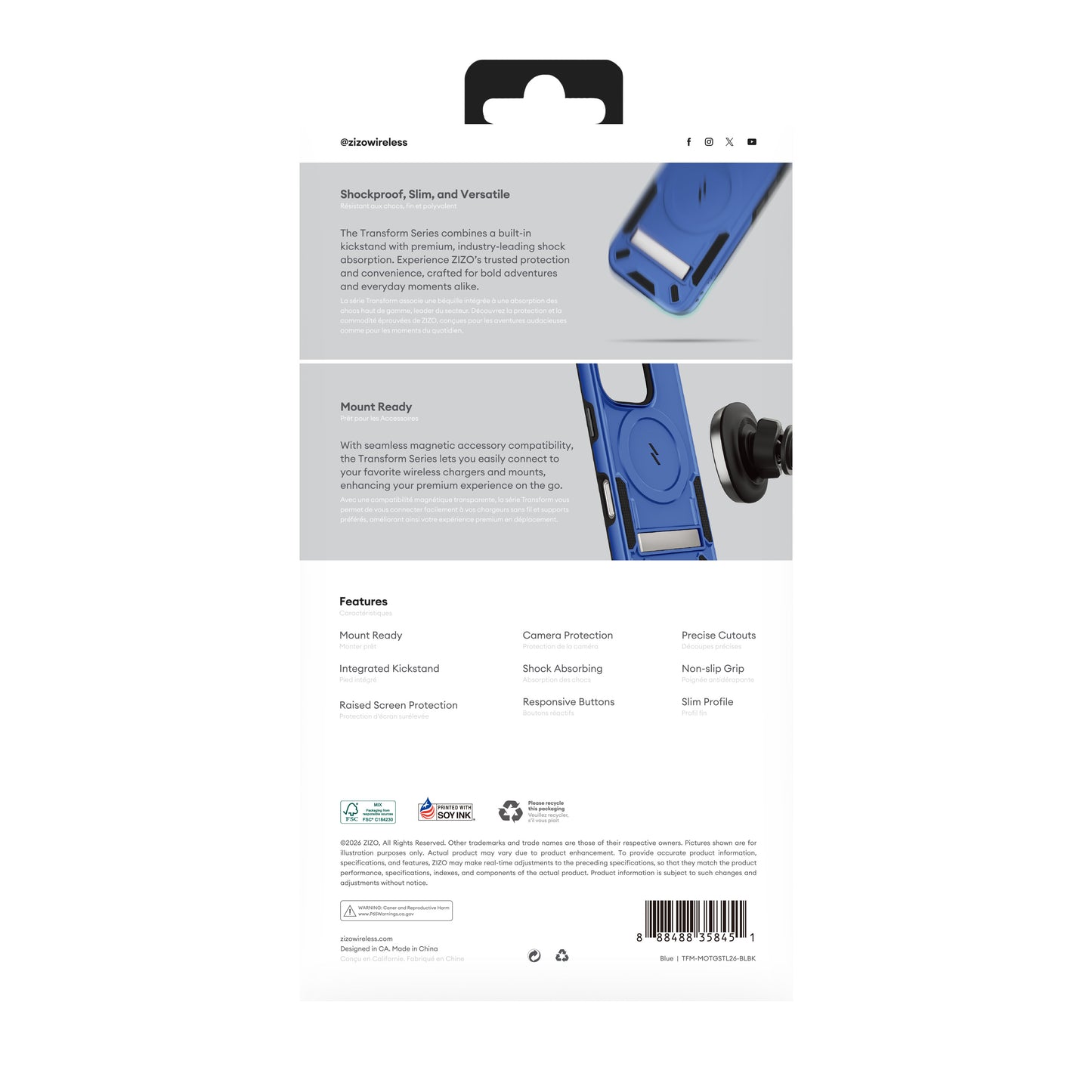 ZIZO TRANSFORM Series moto g stylus - 2026 / 2025 Case