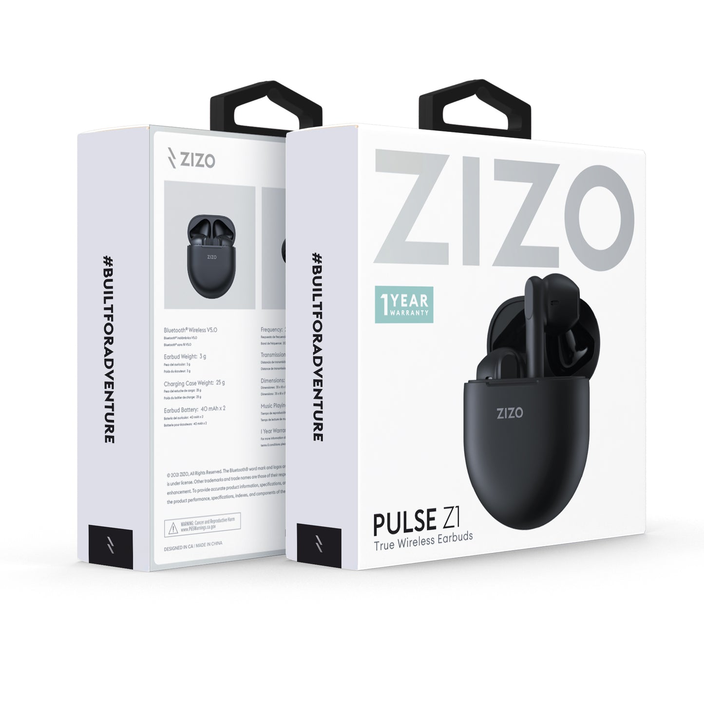 ZIZO PULSE Z1 True Wireless Earbuds with Charging Case