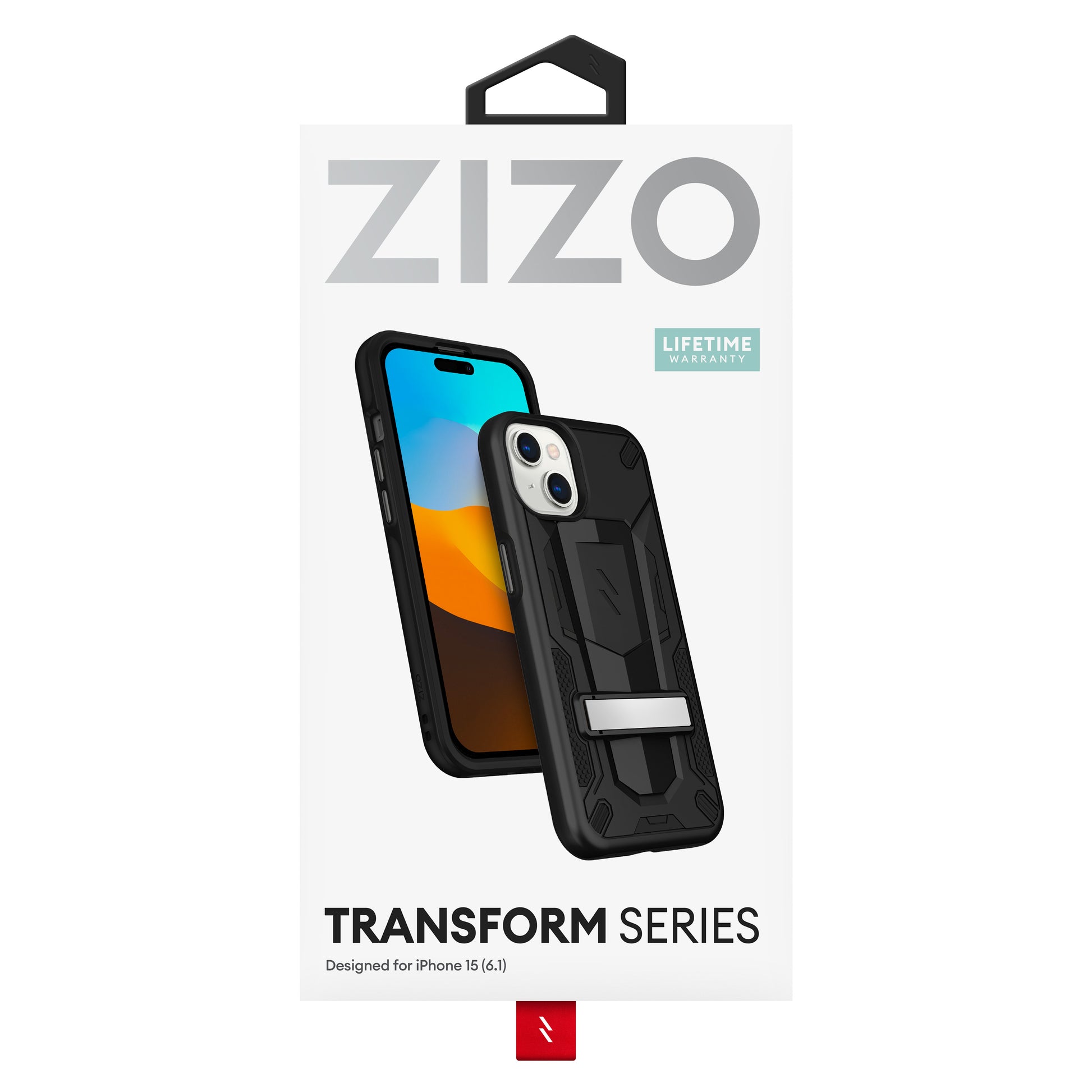 ZIZO TRANSFORM Series iPhone 15 Case - Black - ZIZO Wireless