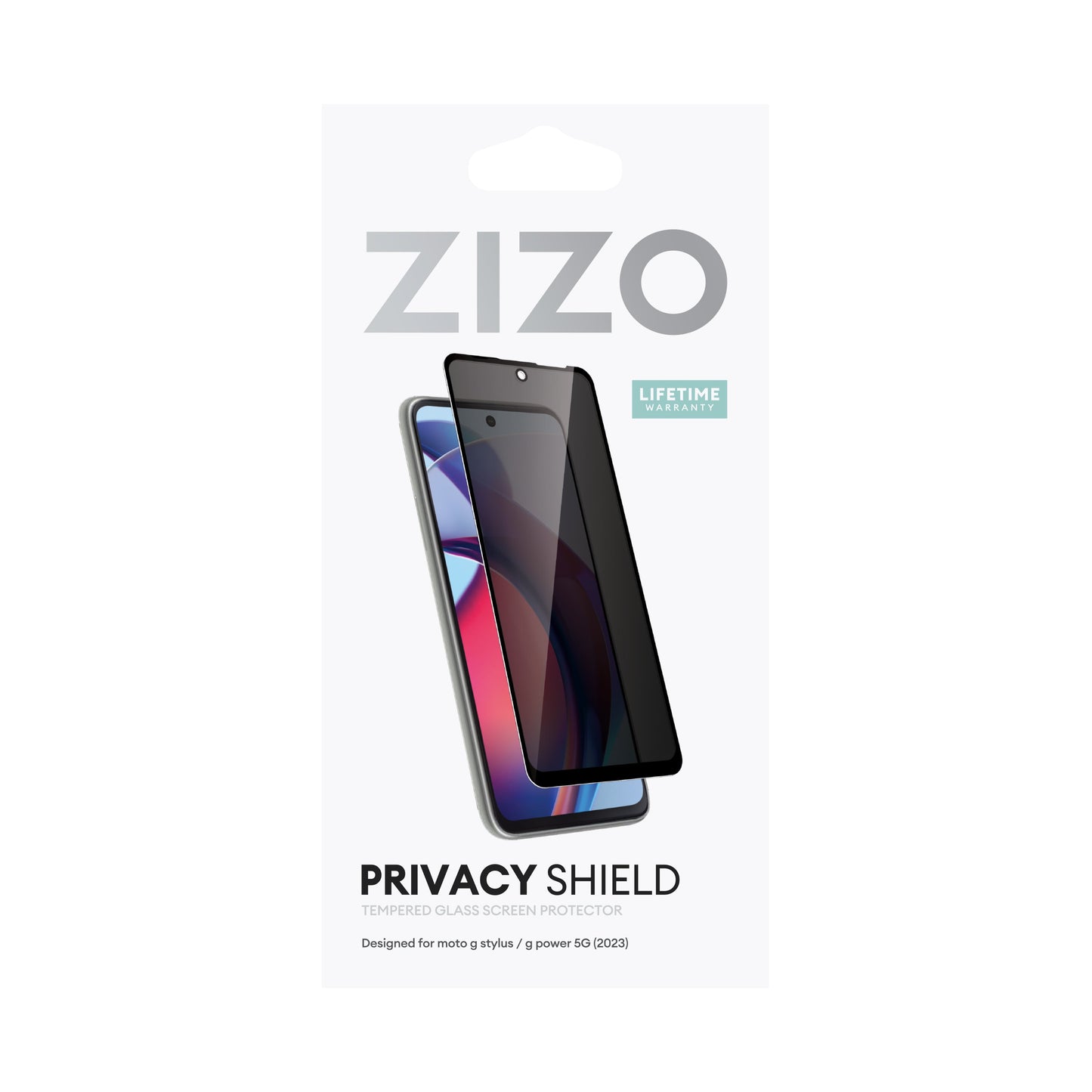 ZIZO PRIVACY Tempered Glass Screen Protector for moto g stylus (2023) - Privacy - ZIZO Wireless