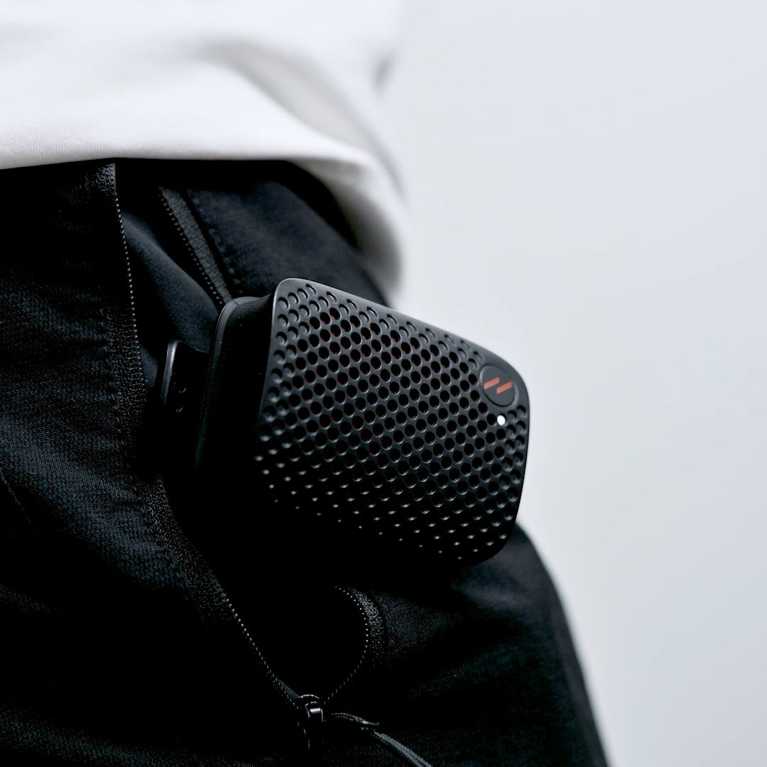 ZIZO Sonic Clip Ultra-Portable Wearable Speaker - Black
