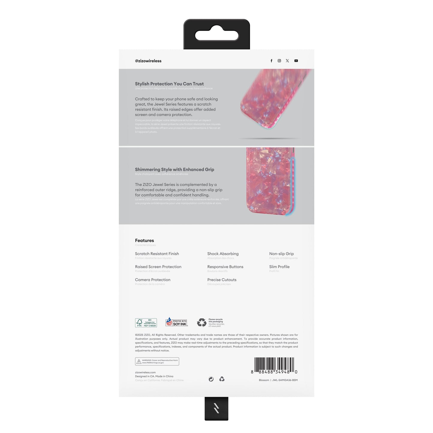 ZIZO JEWEL Series Galaxy A36 5G Case - Blossom