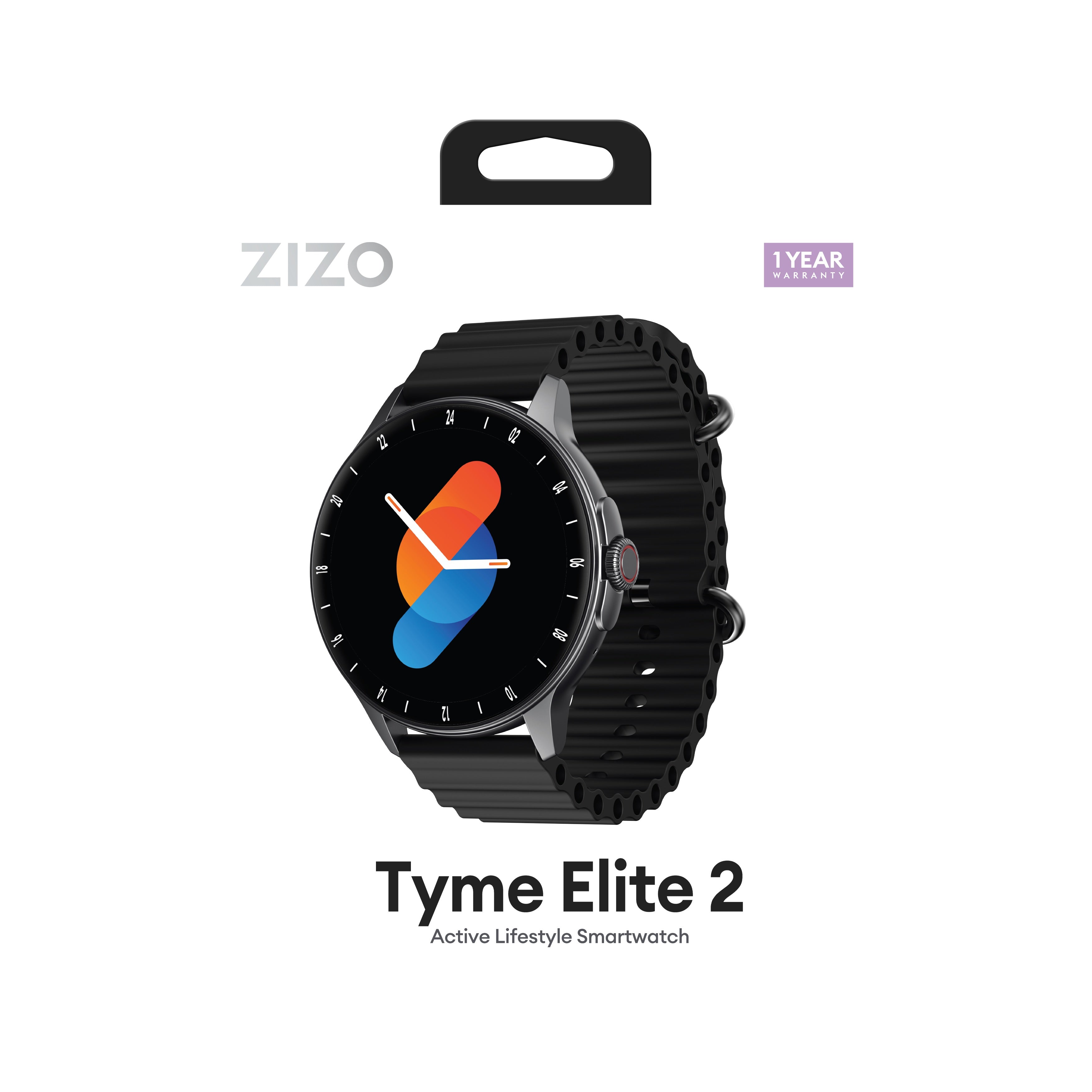 ZIZO Tyme Elite 2 Smart Watch - Black & Pink – ZIZO Wireless