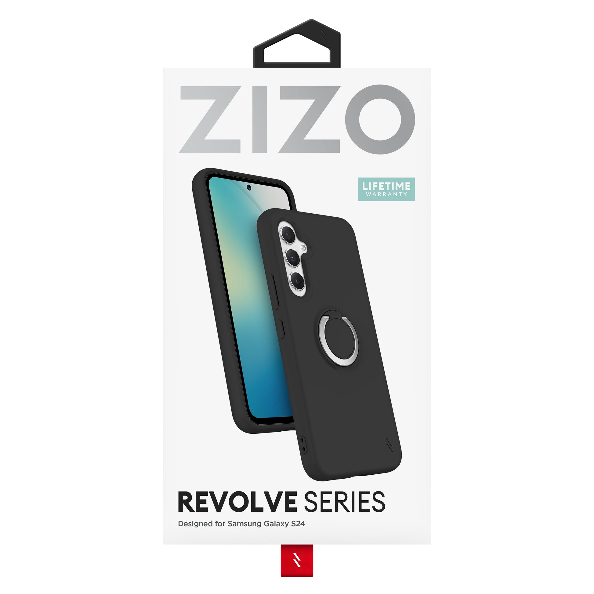 ZIZO REVOLVE Series Galaxy S24 Case - Magnetic Black - ZIZO Wireless