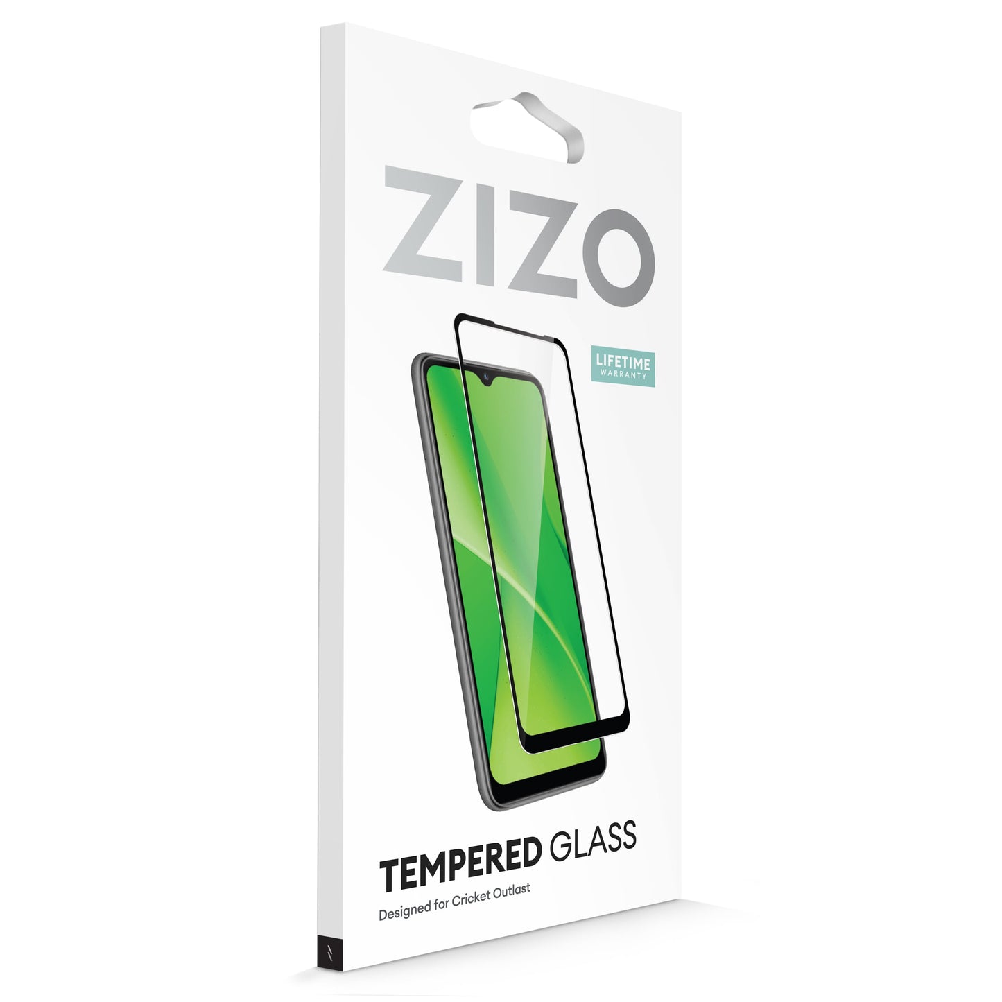 ZIZO TEMPERED GLASS Screen Protector for Cricket Outlast - Black - ZIZO Wireless