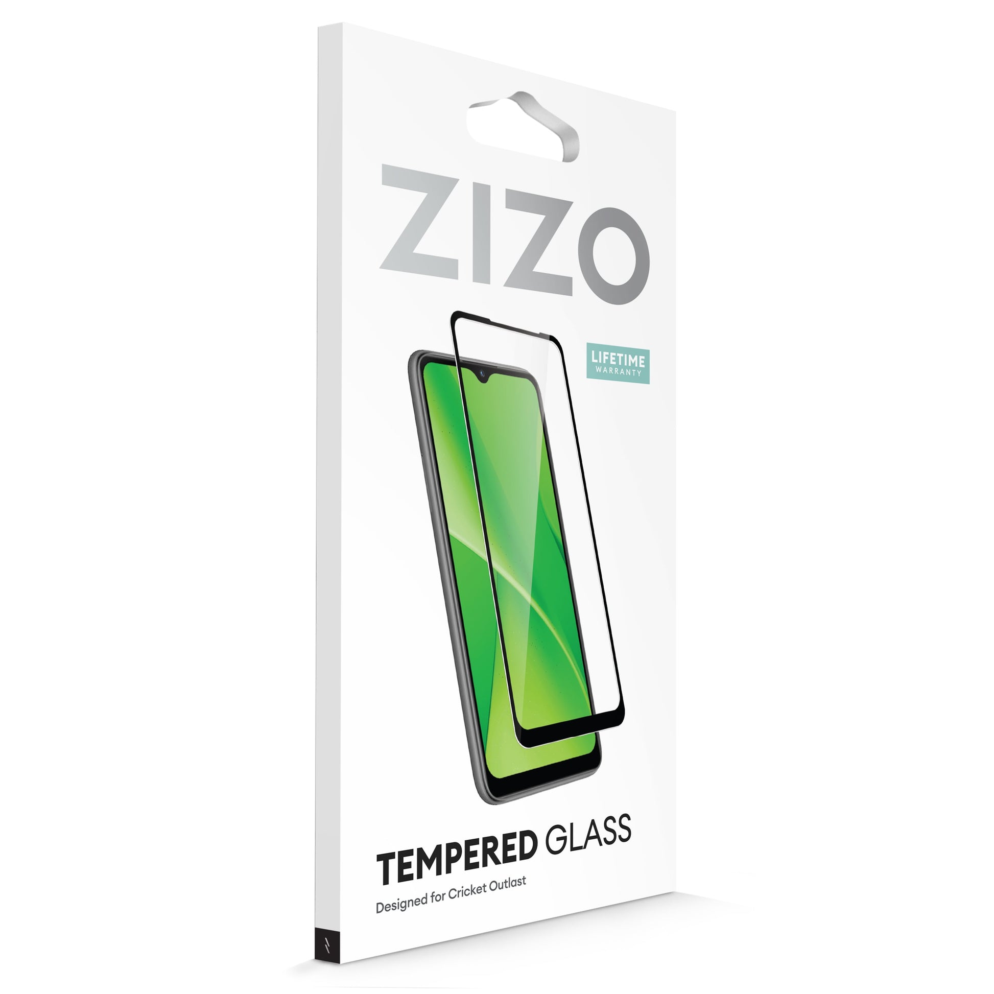ZIZO TEMPERED GLASS Screen Protector for Cricket Outlast - Black - ZIZO Wireless