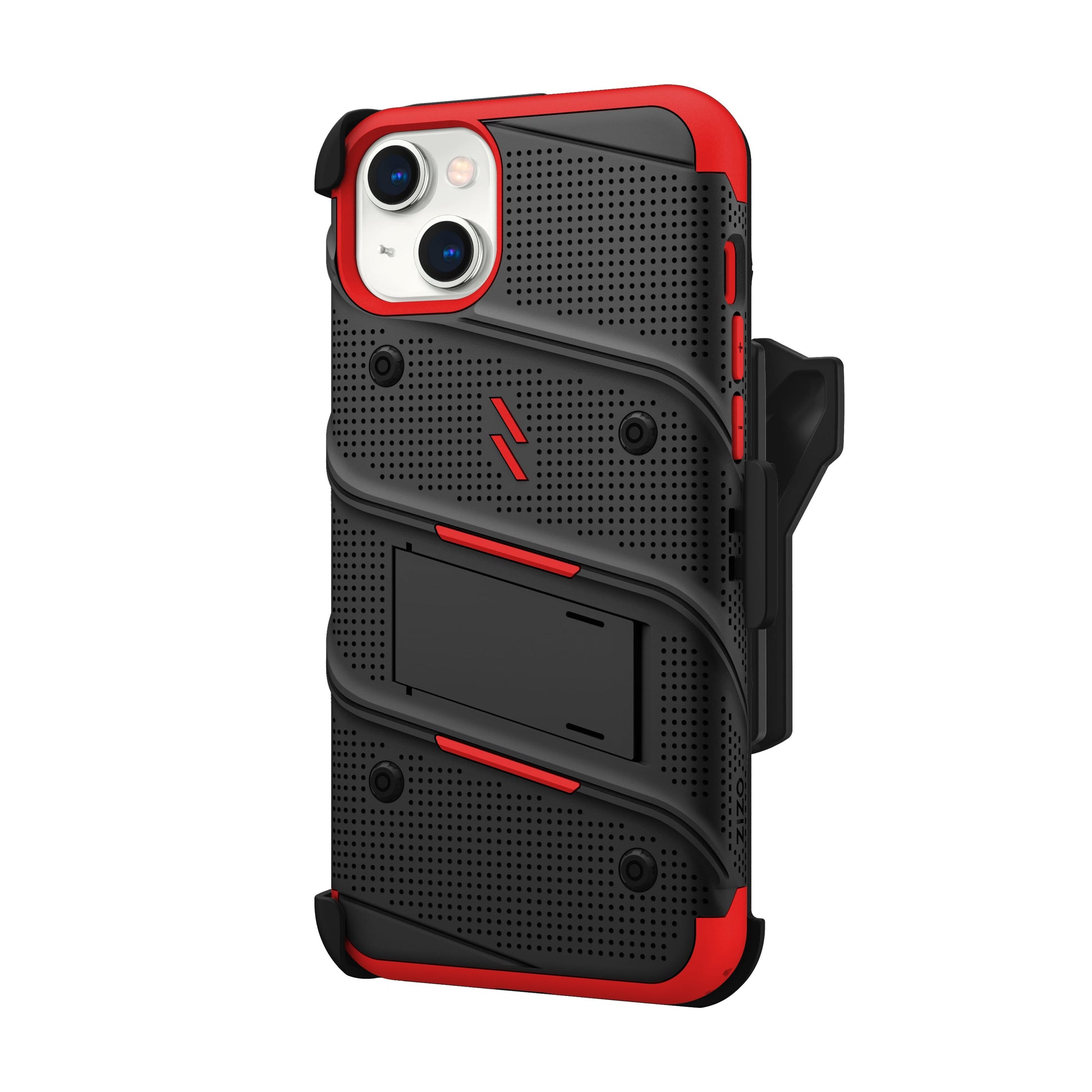 ZIZO BOLT Bundle iPhone 15 Plus Case - Red - ZIZO Wireless