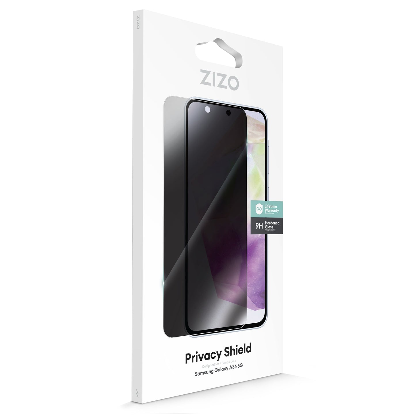 ZIZO PRIVACY Tempered Glass Screen Protector for Galaxy A36 5G - Privacy