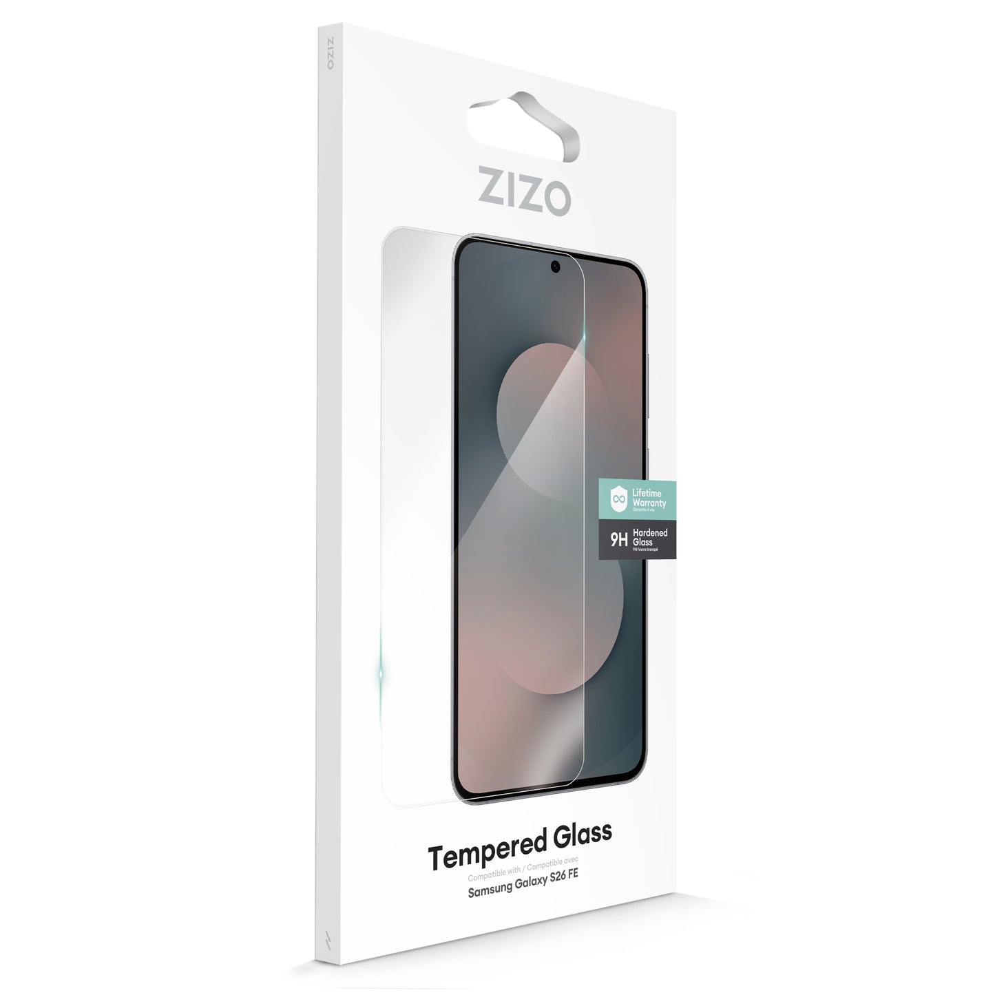 ZIZO Lightning Shield Galaxy S26 FE Tempered Glass Screen Protector