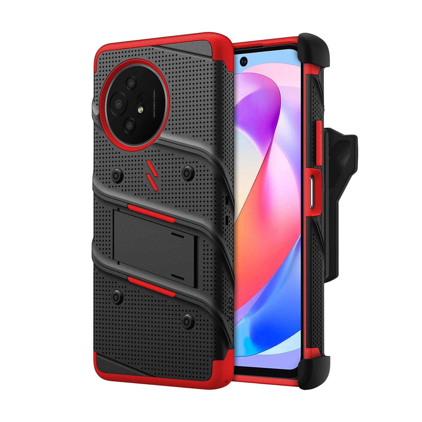 ZIZO BOLT Bundle TCL 50 XL 5G Case with Tempered Glass