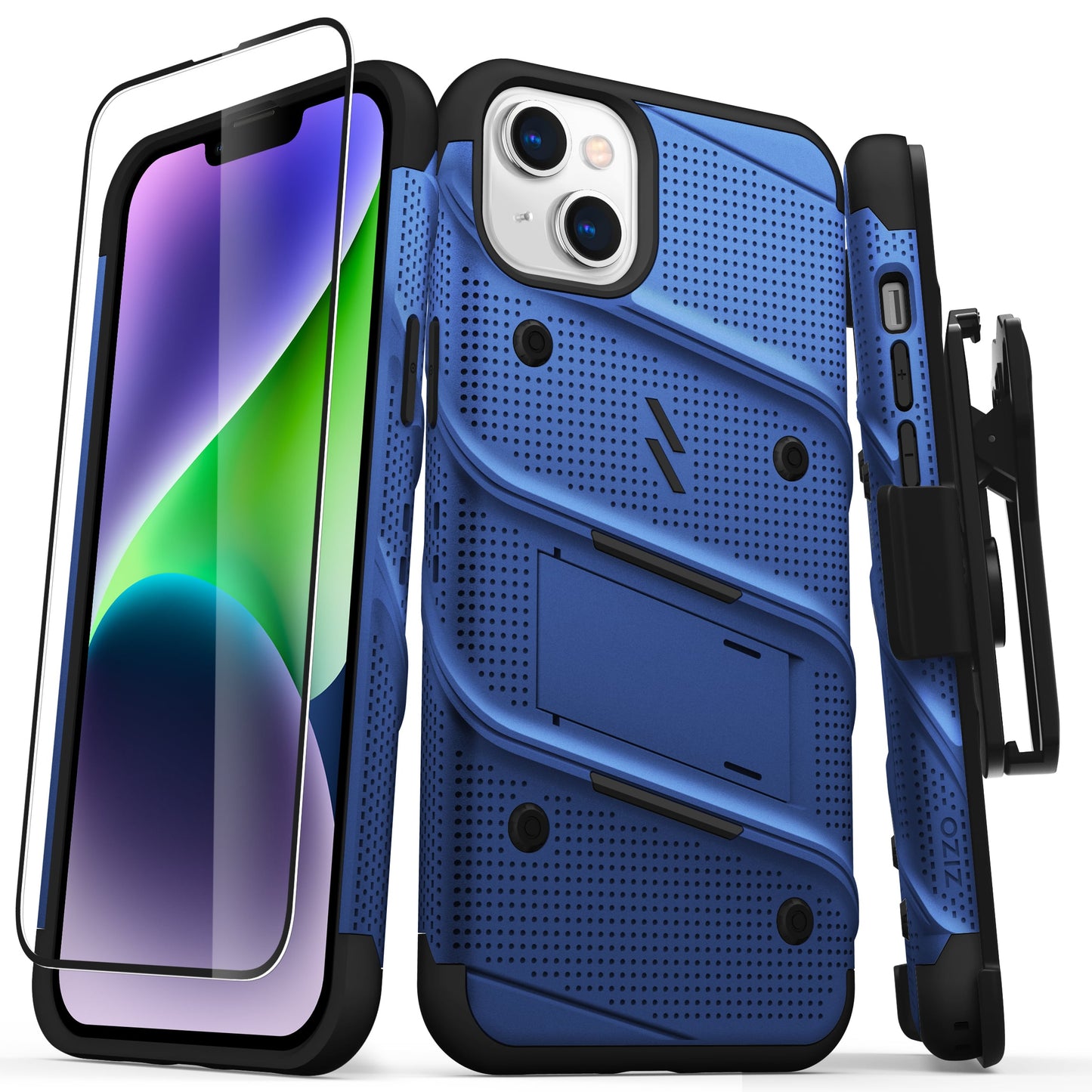 ZIZO BOLT Bundle iPhone 14 Plus (6.7) Case with Tempered Glass