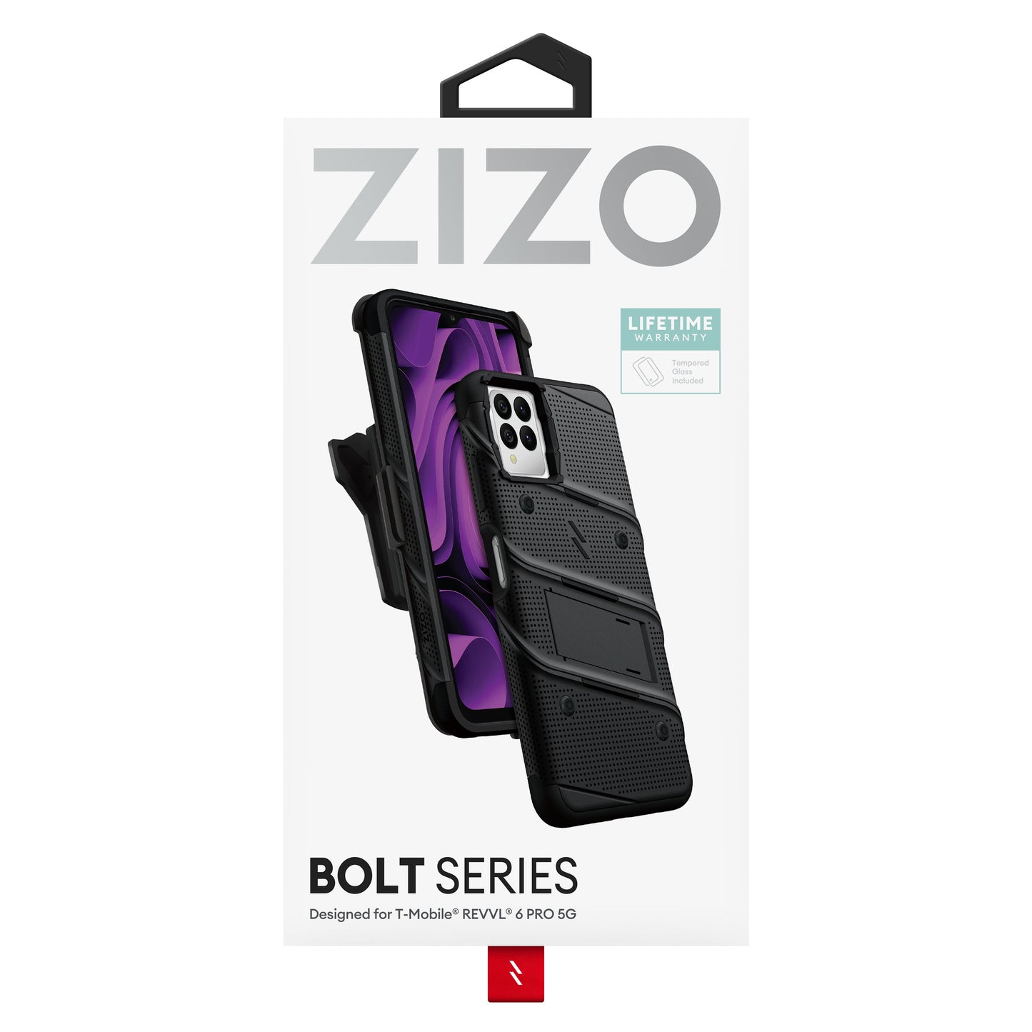 ZIZO BOLT Bundle T-Mobile REVVL 6 Pro 5G Case - ZIZO Wireless