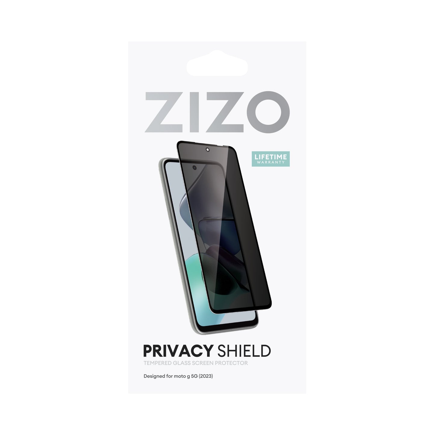 ZIZO PRIVACY Tempered Glass Screen Protector for moto g 5G (2023) - Privacy