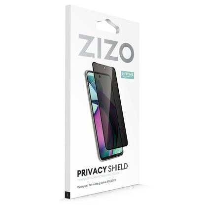 ZIZO PRIVACY Tempered Glass Screen Protector for moto g stylus 5G (2023) - Privacy