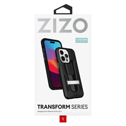ZIZO TRANSFORM Series iPhone 15 Pro Case - Black