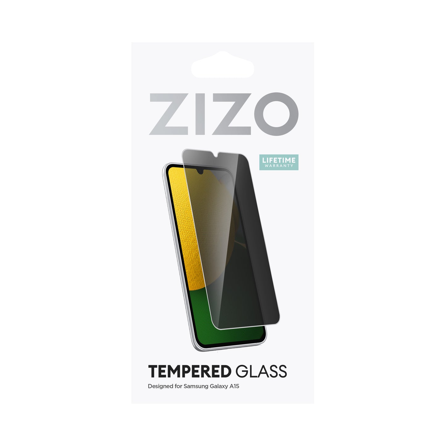 ZIZO PRIVACY Tempered Glass Screen Protector for Galaxy A15 5G - Privacy