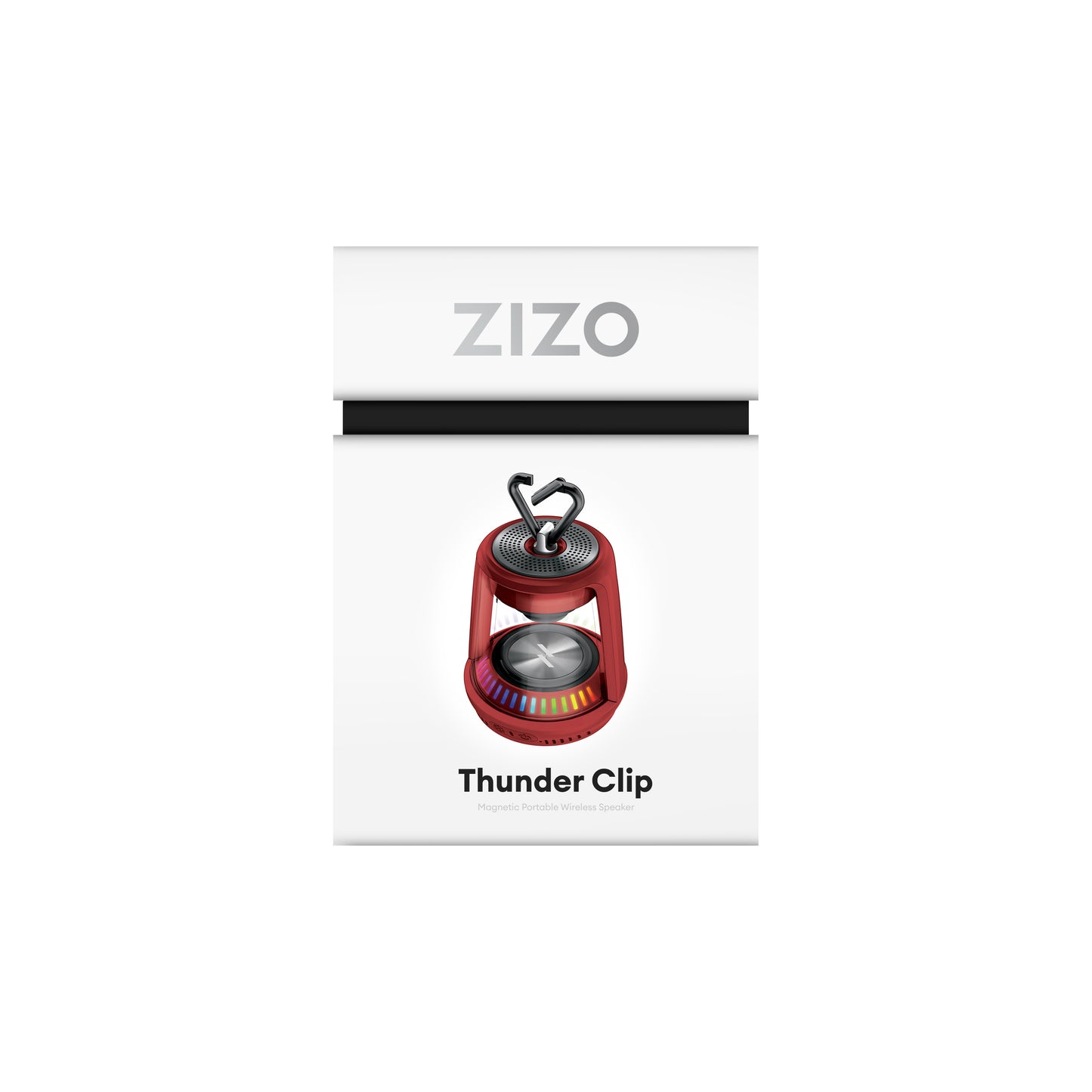 ZIZO Thunder Clip Portable Wireless Speaker - Red