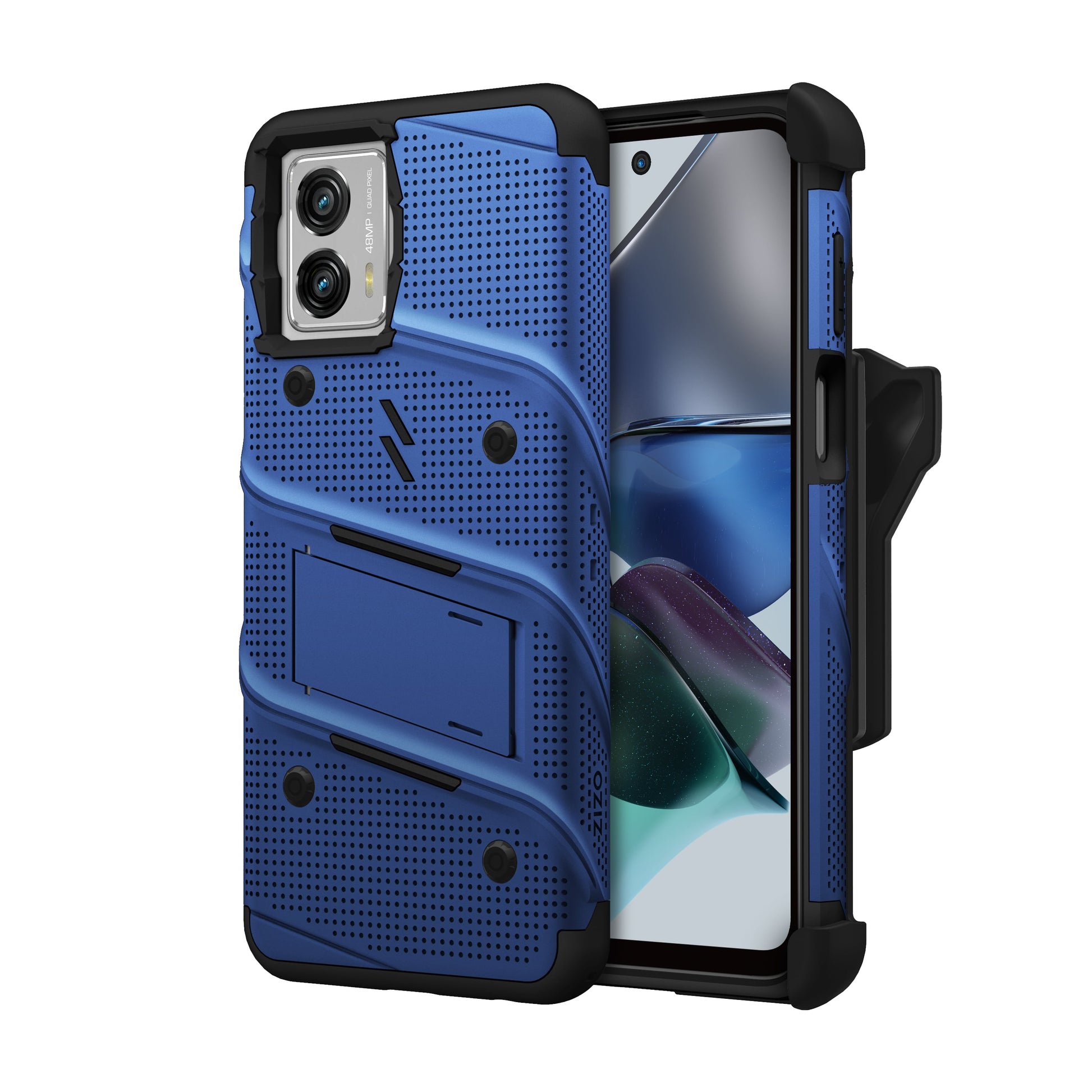 ZIZO BOLT Bundle moto g 5G (2023) Case - Blue ZIZO BOLT Bundle moto g 5G (2023) Case - Blue
