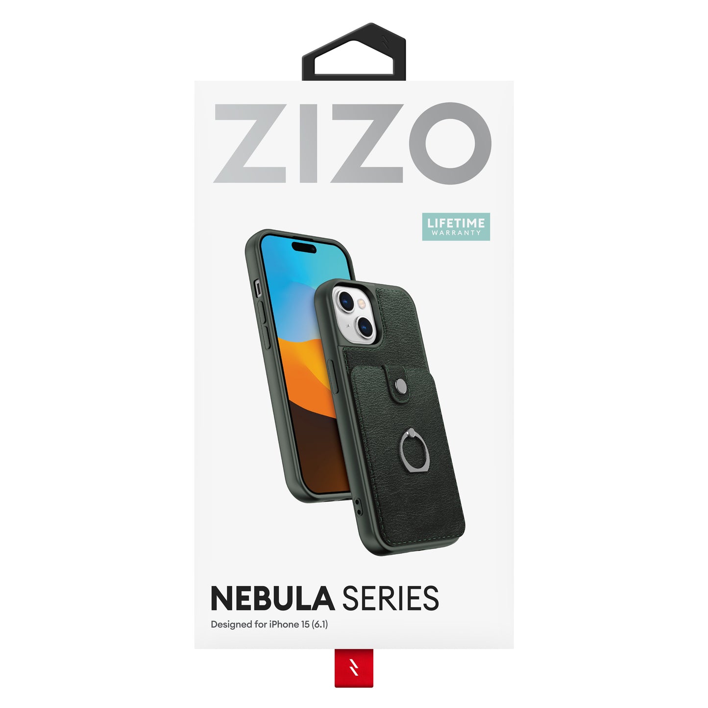 ZIZO Nebula Series iPhone 15 Case - Forest Green