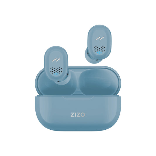 ZIZO PULSE Z2 True Wireless Earbuds with Charging Case - Powder Blue
