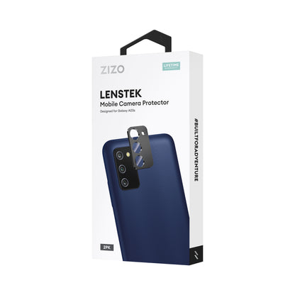 ZIZO LensTek Galaxy A03s Camera Lens Protector (2 Pack) - Black