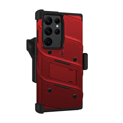 ZIZO BOLT Bundle Galaxy S24 Ultra Case - Red