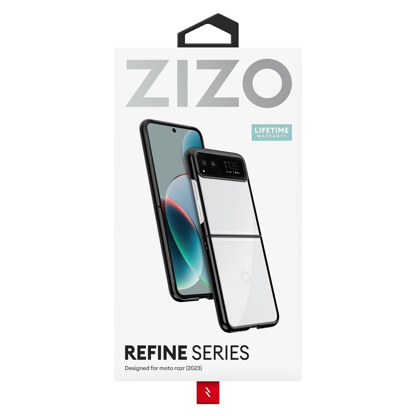 ZIZO REFINE Series moto razr 2023 Case - Black