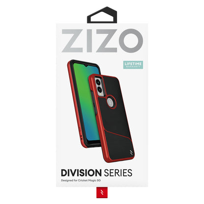 ZIZO DIVISION Series Cricket Magic 5G Case - Black & Red