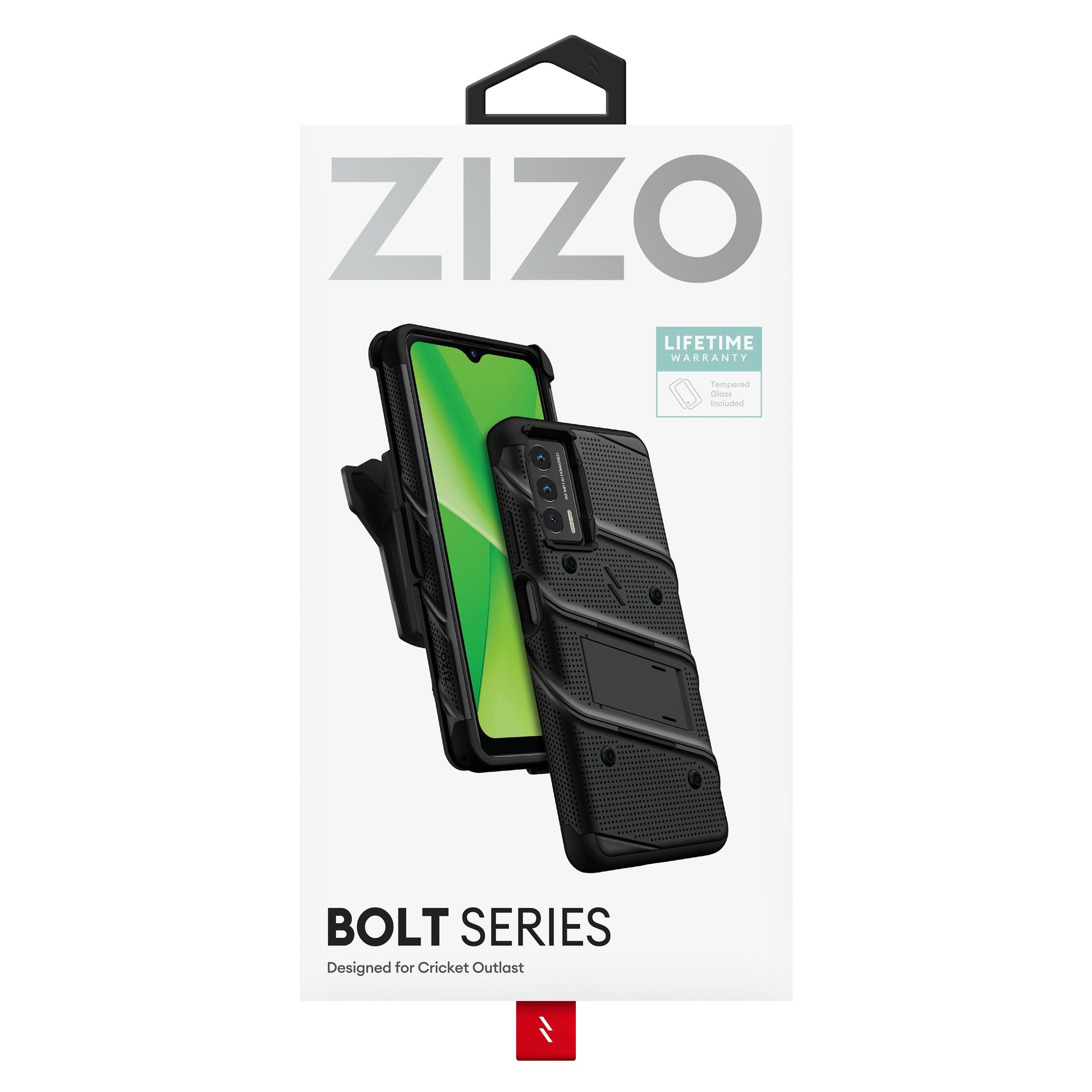 ZIZO BOLT Bundle Cricket Outlast Case with Tempered Glass ZIZO BOLT Bundle Cricket Outlast Case with Tempered Glass