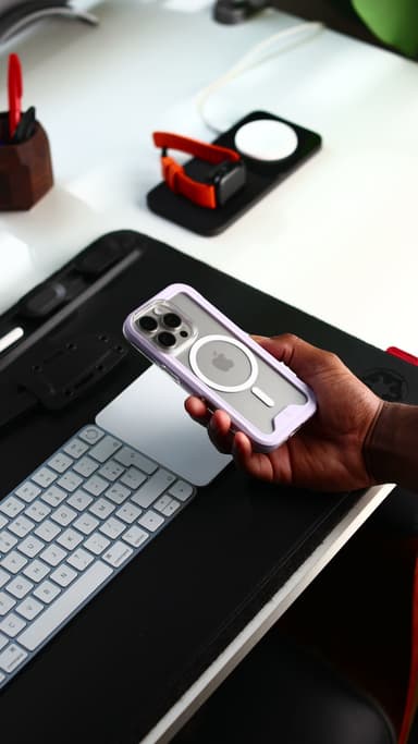 Black, then purple · ZIZO ION MagSafe