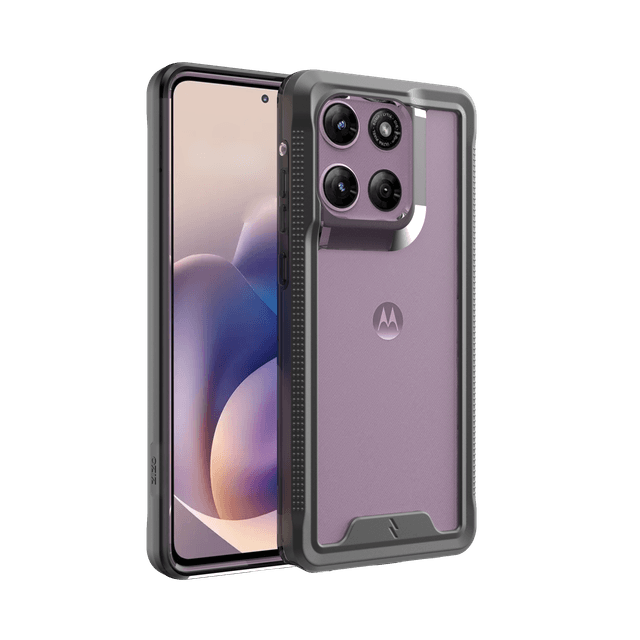 ZIZO ION Series moto g stylus - 2026 / 2025 Case in Black on a Lavender Mist moto g stylus - 2026