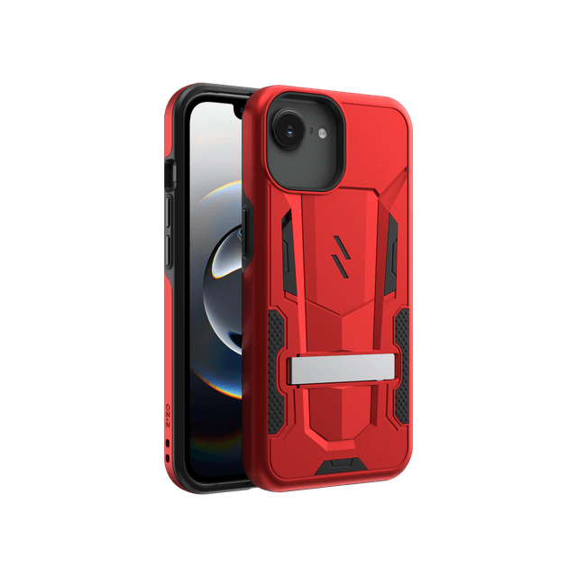 ZIZO TRANSFORM Series iPhone 17e/16e/15/14/13 Case in Red