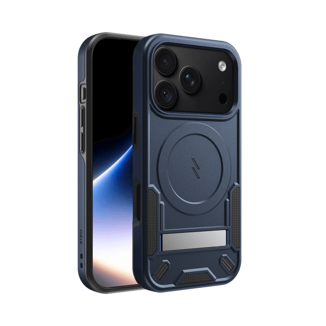 ZIZO Transform Series iPhone 18 Pro / 17 Pro Kickstand MagSafe Case in Nightfall Blue