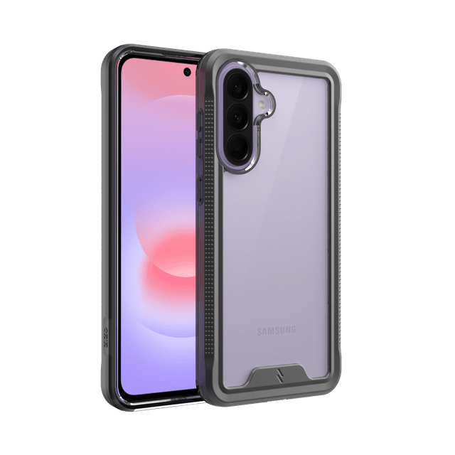 ZIZO ION Series Galaxy A37 5G / A36 / A27 Case in Black on a Awesome Lavender Galaxy A37 5G
