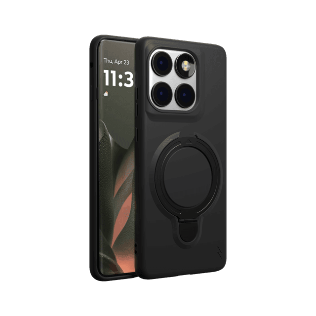 ZIZO REVOLVE Series moto edge (2025) Case in Magnetic Black