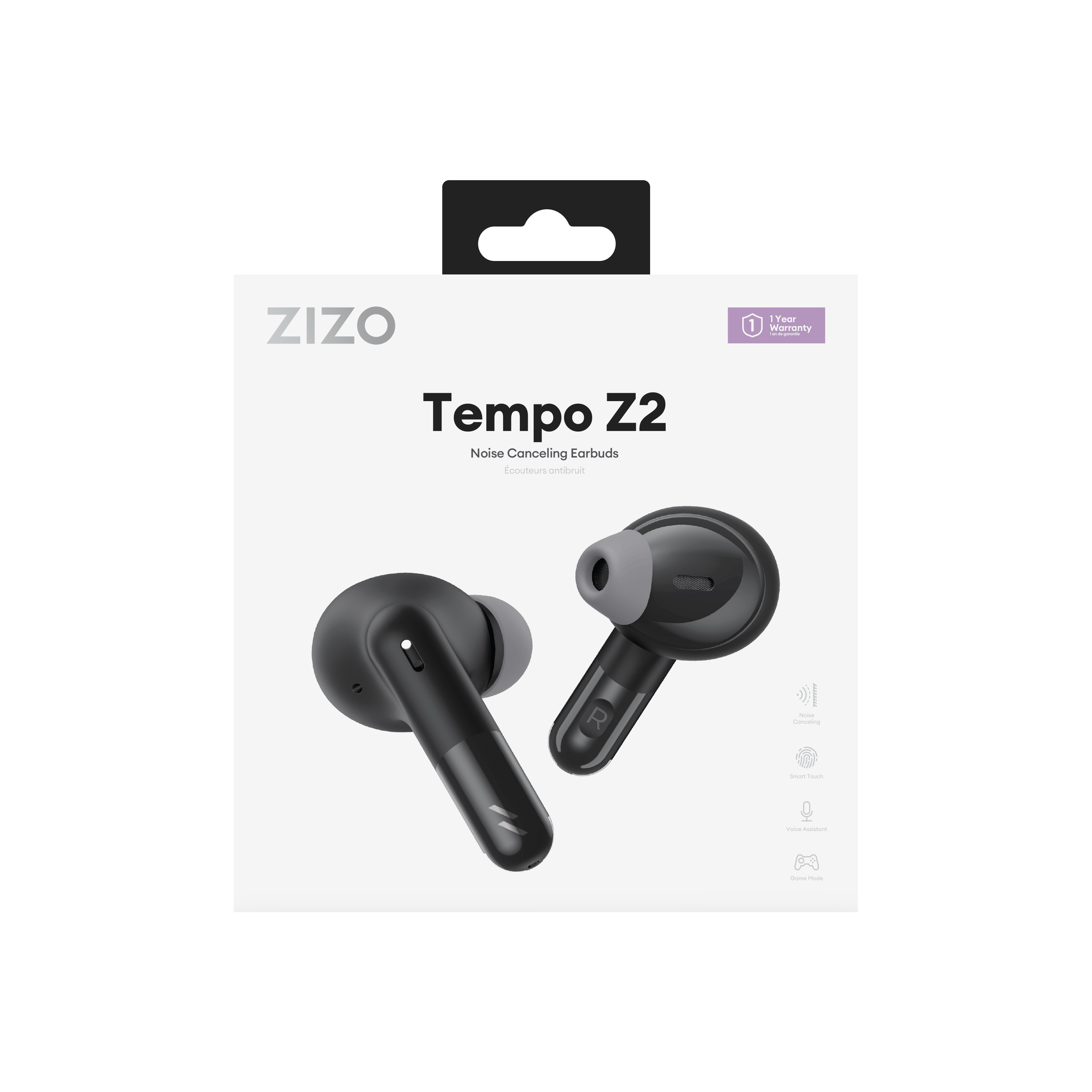 ZIZO Tempo Z2 Wireless Earbuds – Black | ZIZO